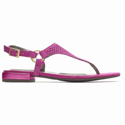 Rockport Total Motion Zosia Thong Sandalen Damen Rosa RID-790614